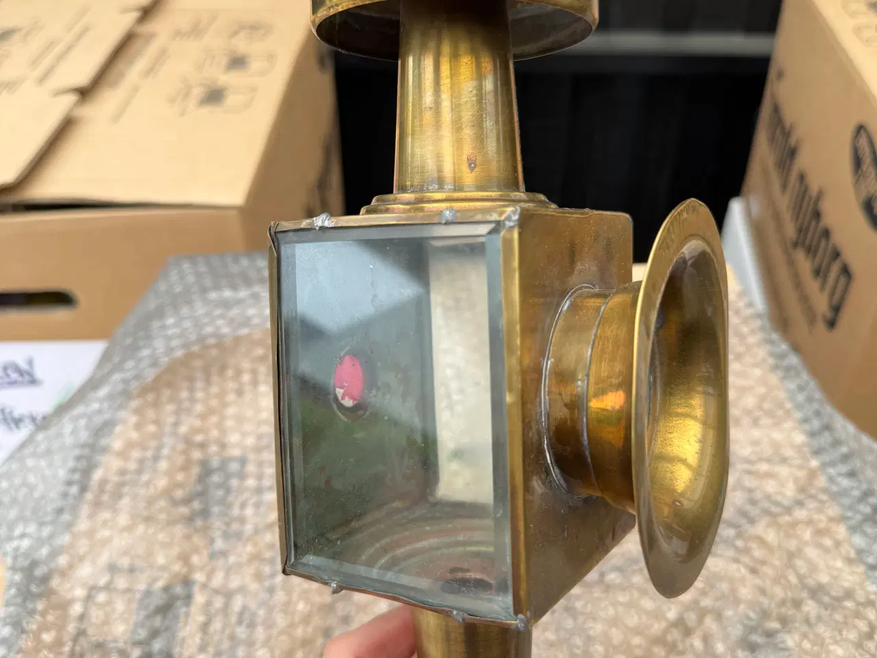Billede 3 - Antik skibslampe