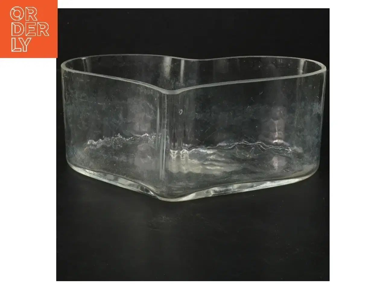 Billede 2 - Hjerteformet glasfad (str. 20x15 cm)