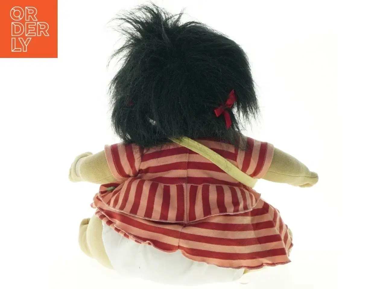 Billede 2 - Rubens barn dukke med stribet kjole (str. 40 cm)