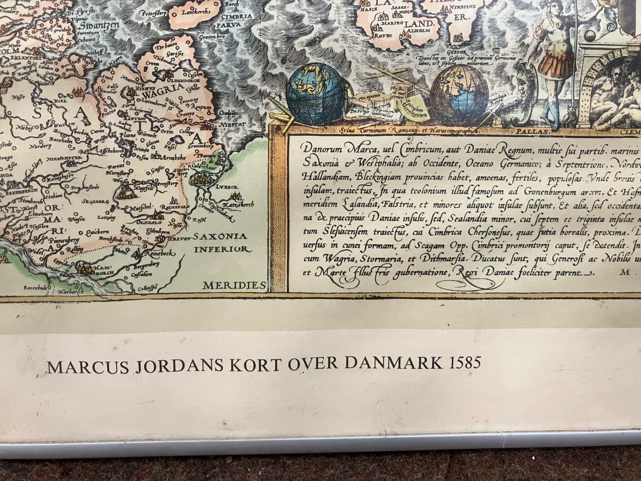 Billede 2 - Kort over Danmark 1585