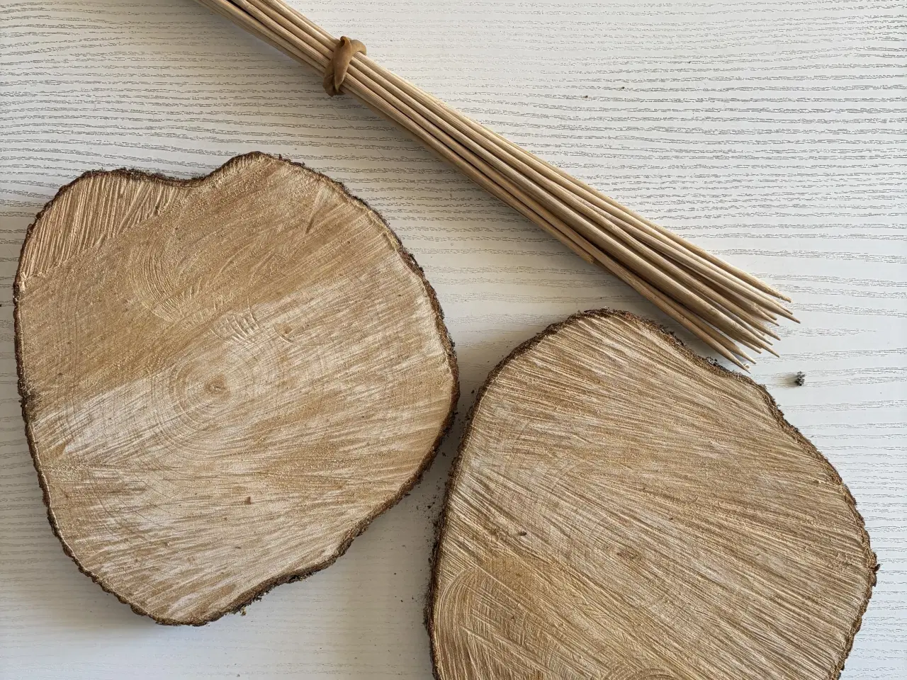 Billede 2 - Træskiver i birketræ til dekoration