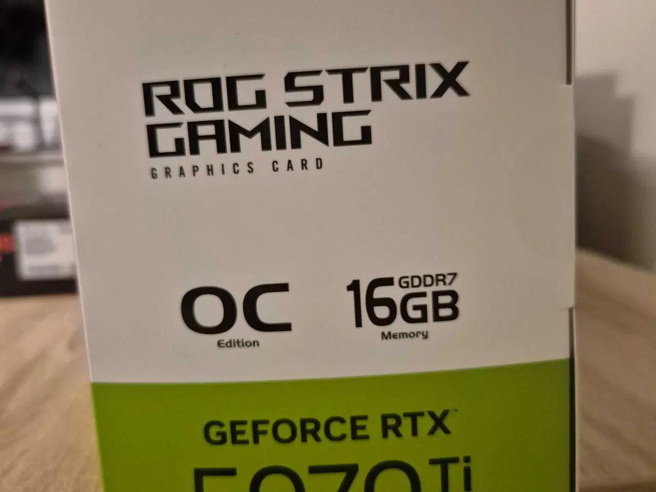 Billede 1 - Asus geforce rtx 5070 ti rog strix oc 16 gb gddr7 