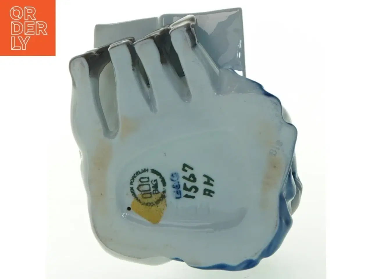 Billede 4 - Porcelænsfigur af to børn fra B&G (str. 10x9 cm)