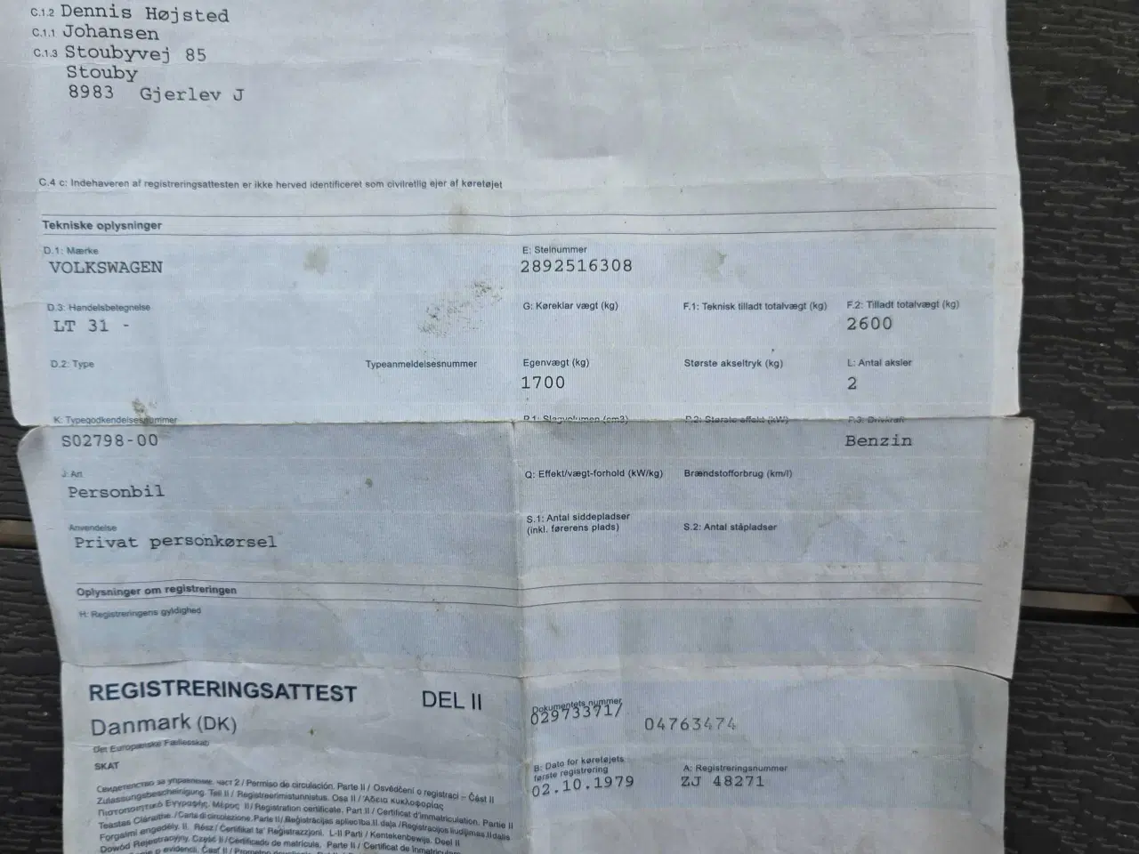 Billede 8 - Autocamper Volkswagen LT 31 fra 1979