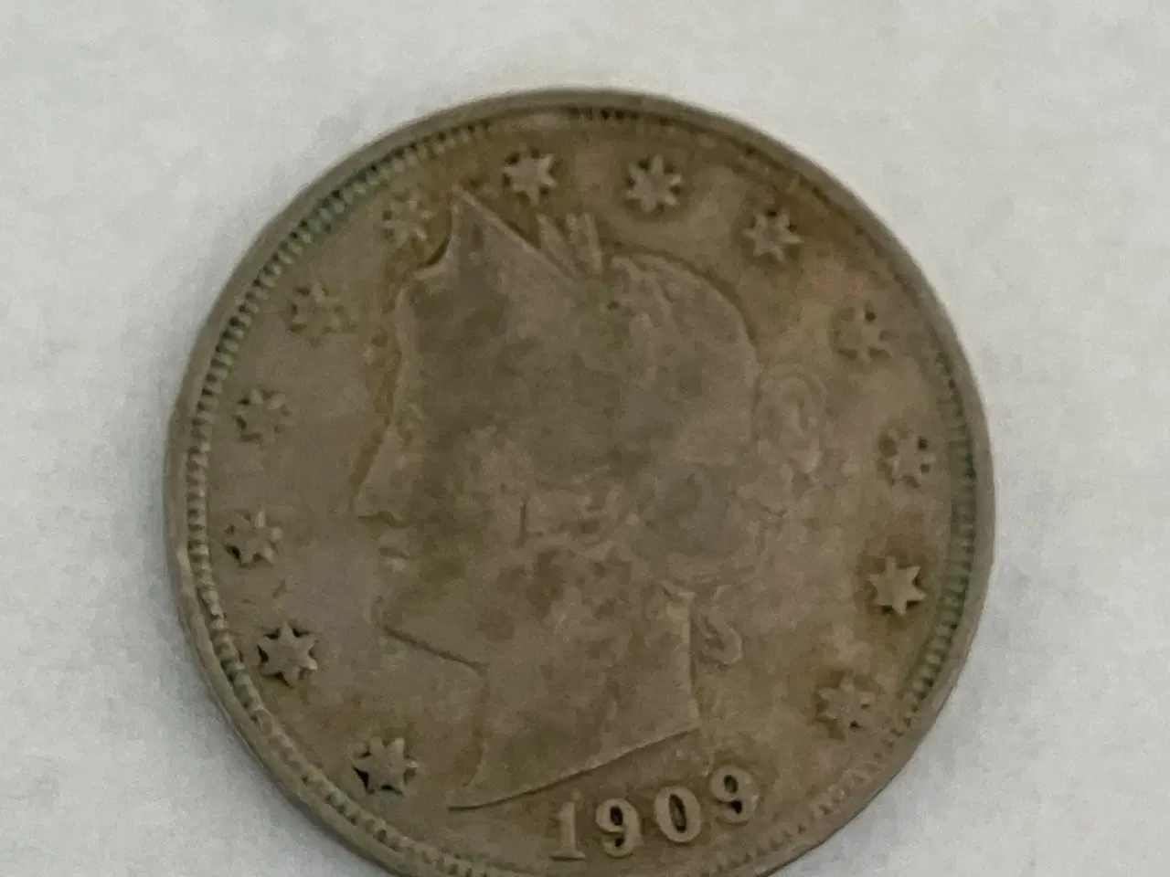 Billede 1 - 5 Cents 1909 USA