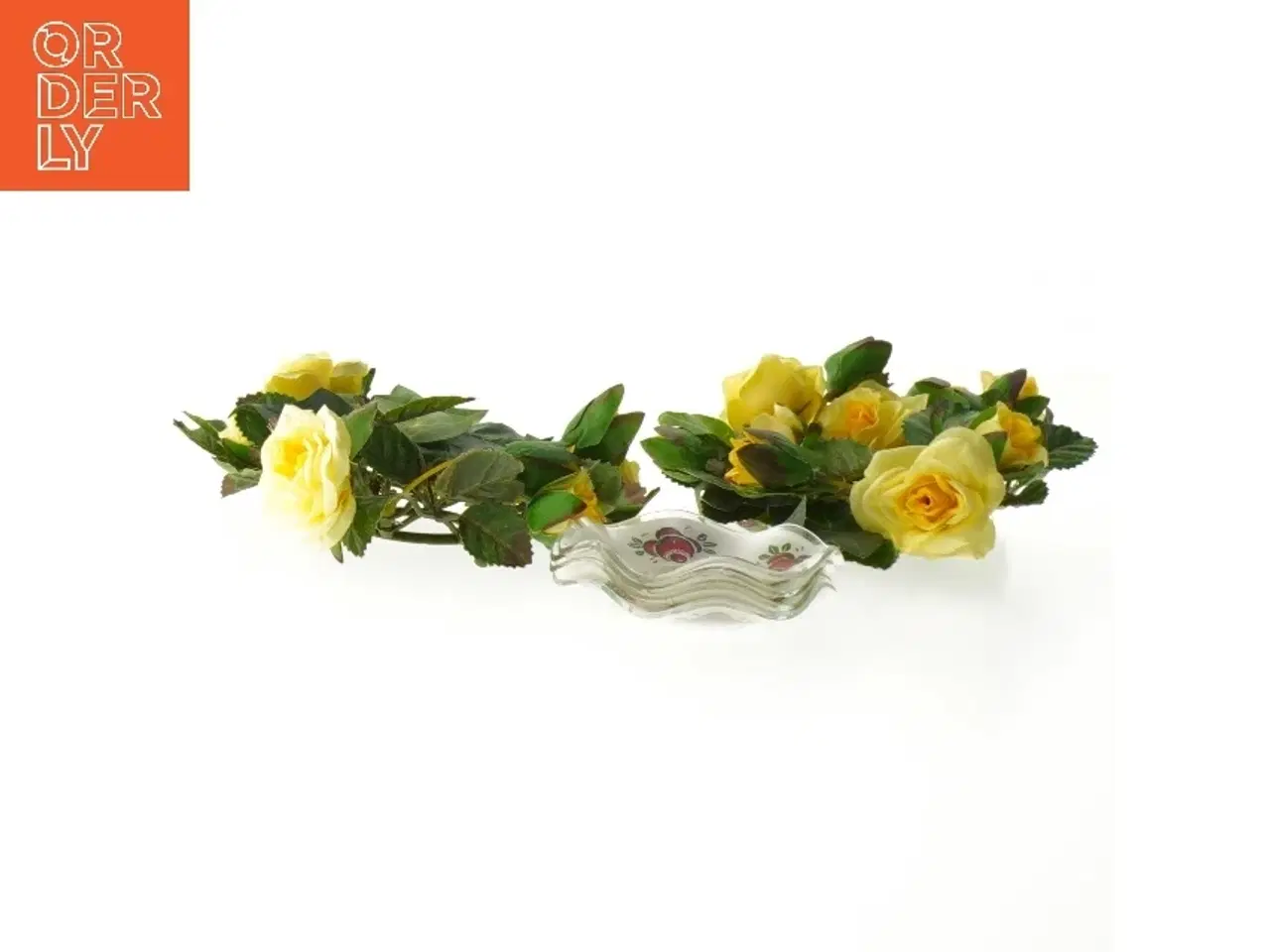 Billede 2 - Blomsterdekoration lyskranse