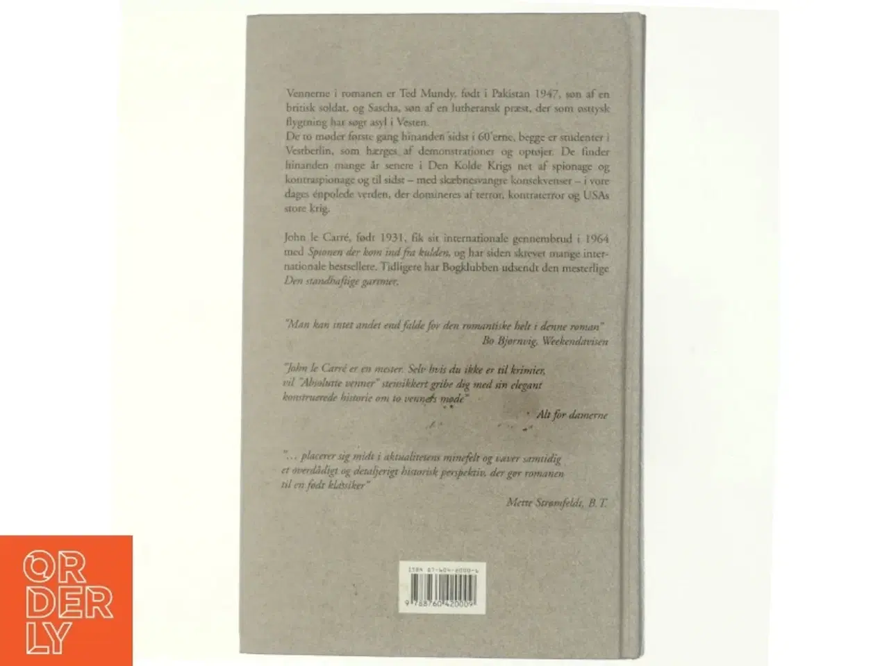 Billede 3 - Absolutte venner : roman af John Le Carré (Bog)