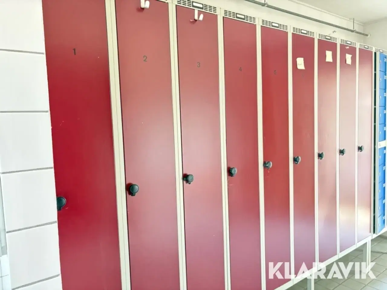 Billede 1 - Omklædningsskabe 12 enkeltskabe med understel