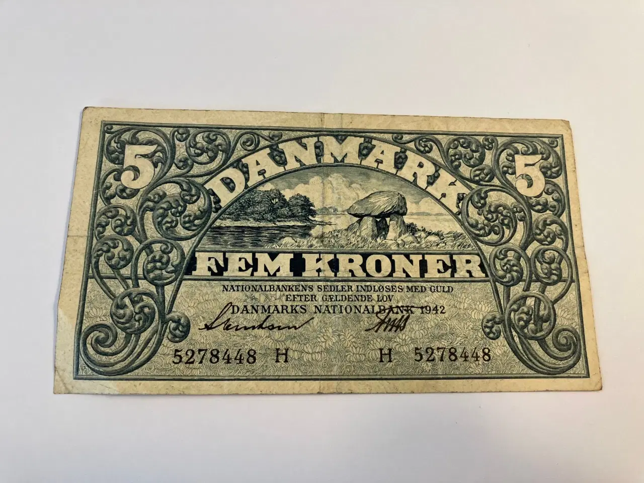 Billede 1 - 5 Kroner Danmark 1942