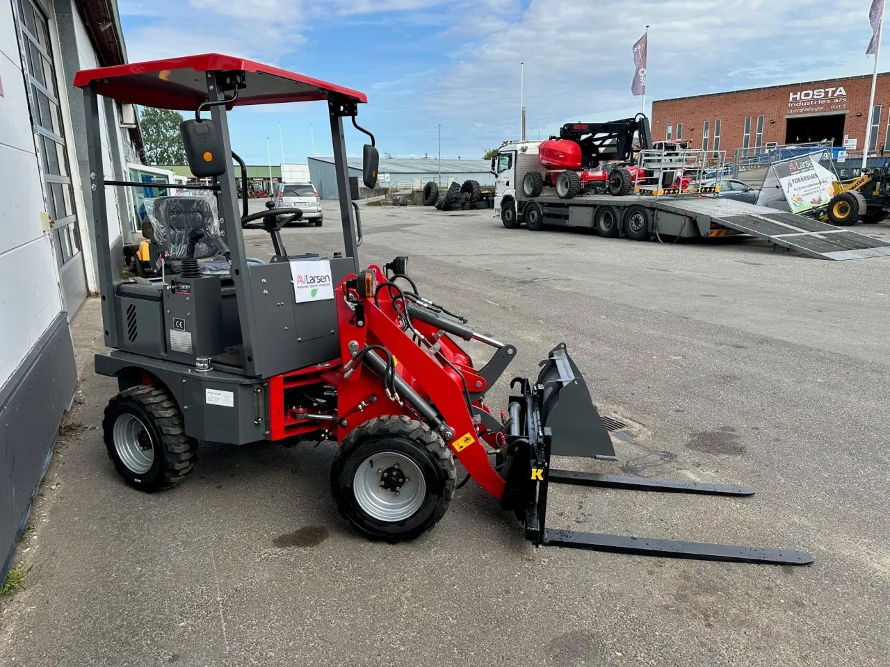 Billede 6 - HZM 805E - Inkl. Skovl og pallegafler