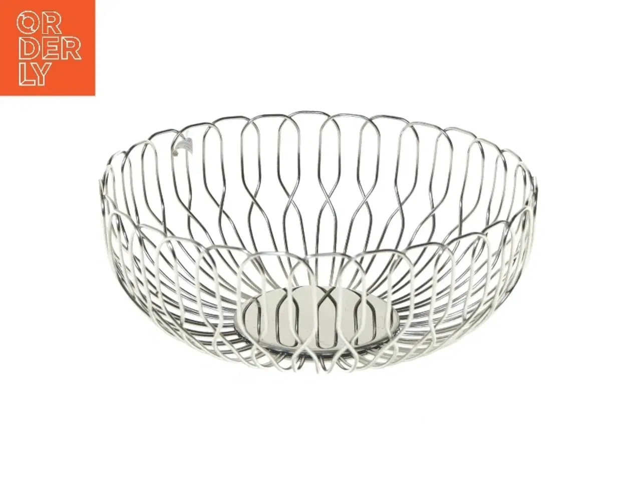 Billede 1 - Trådflet kurv fra Georg Jensen (str. Ø 20,5 cm)