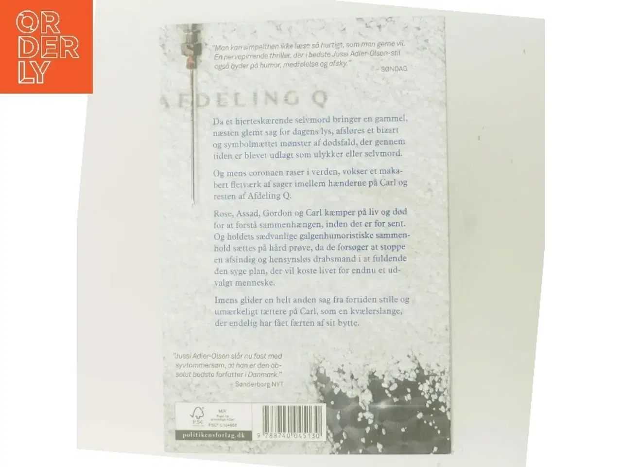 Billede 3 - Natrium chlorid : krimithriller af Jussi Adler-Olsen (Bog)