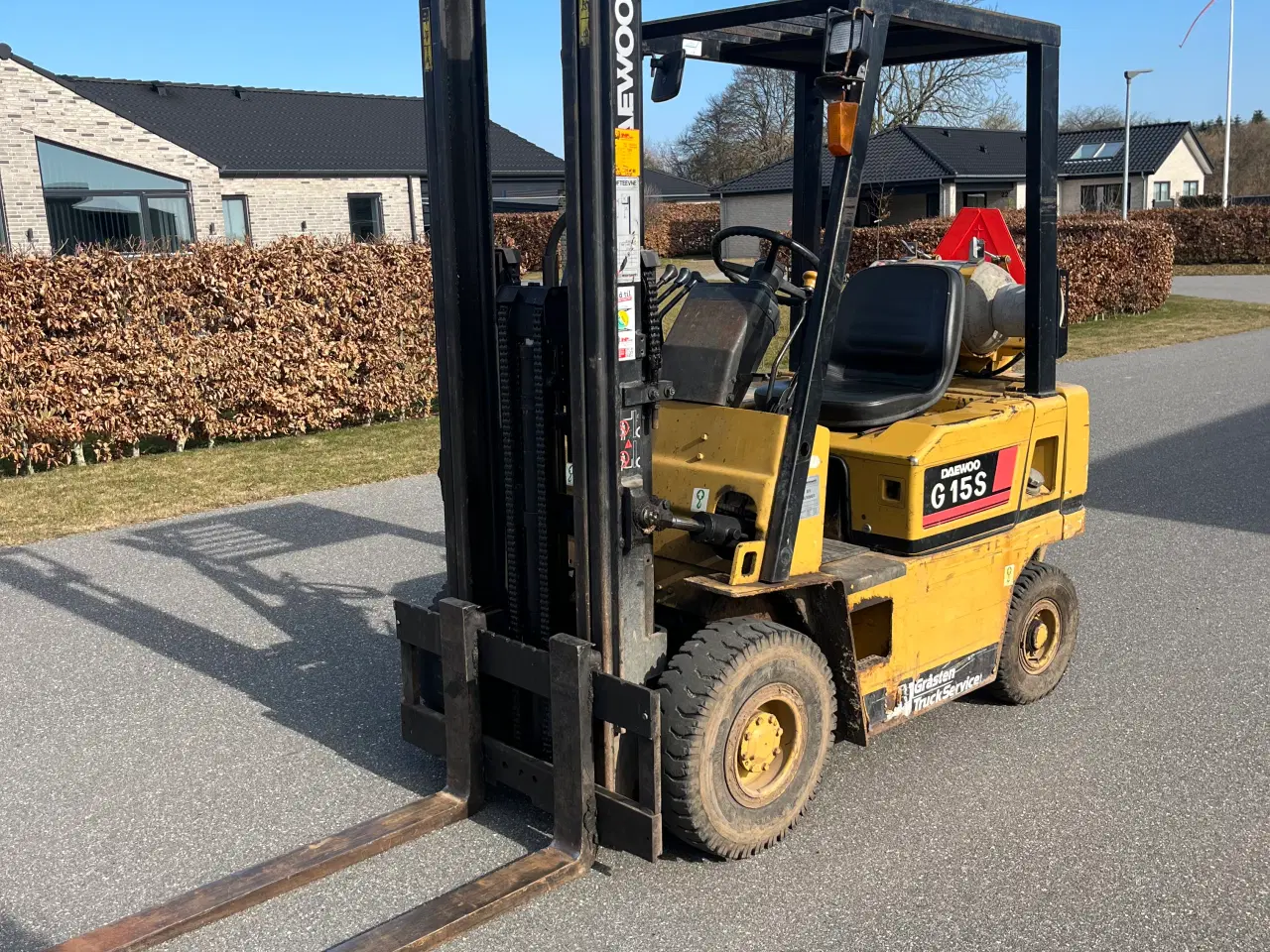 Billede 17 - Daewoo G16S 1500kg gastruck med fuld friløft.