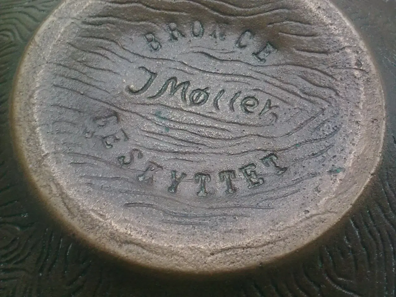 Billede 4 - Bronze H.C. Andersen eventyr skål støbning