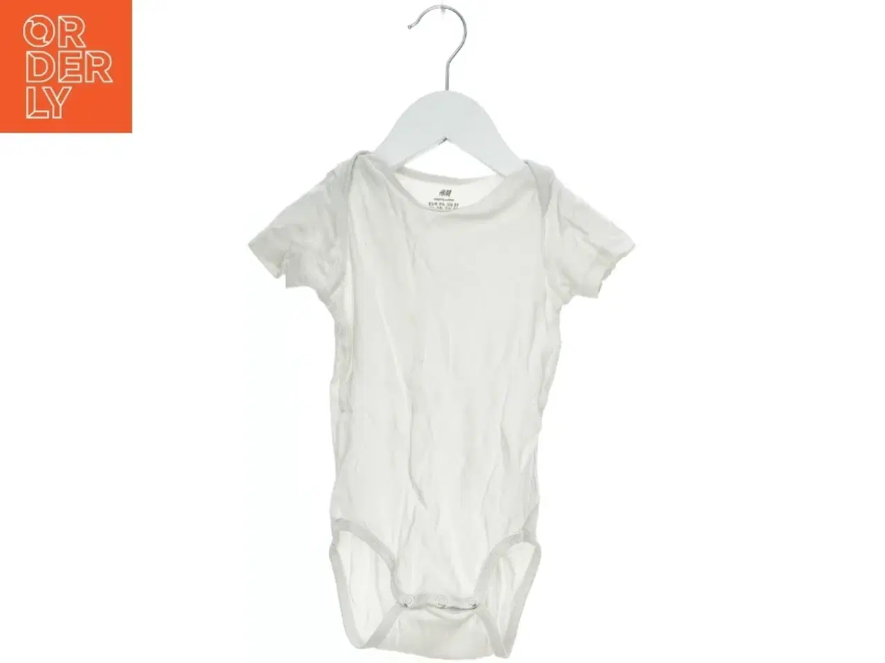 Billede 1 - Hvid bodystocking med korte ærmer fra H&M (str. 92)