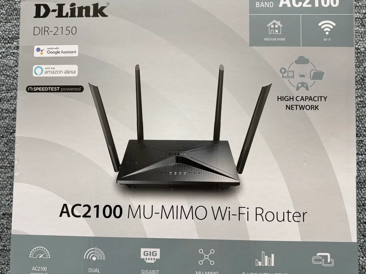 Billede 1 - WiFi Router (D-Link, AC2100)