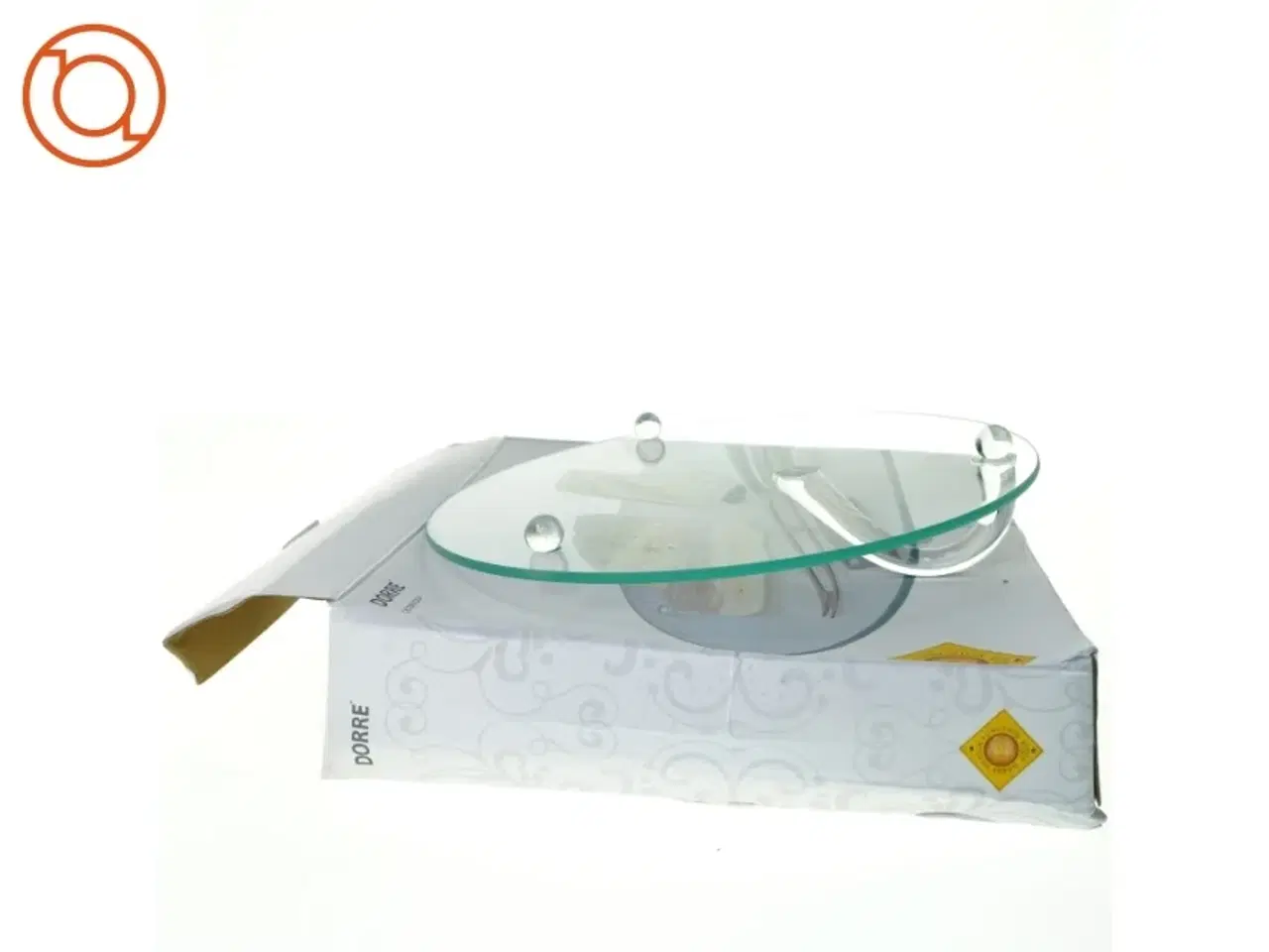 Billede 4 - Glas Servering Ostefad med praktisk håndtag fra Dorre (str. 30 cm)