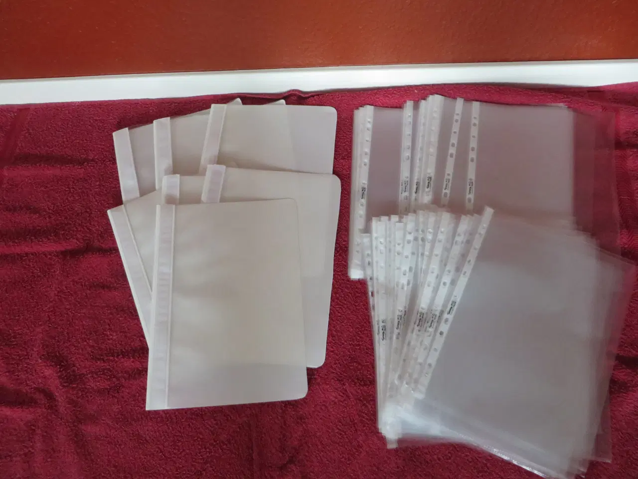Billede 1 - Plastlomme i formatet A4 / Universalmapper hvid