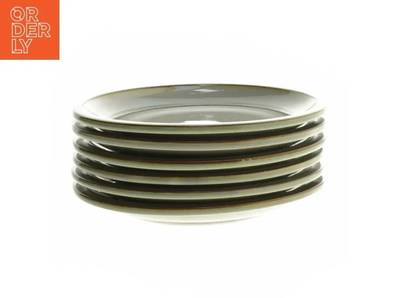 Billede 1 - Sæt af 6 vintage sidetallerkener fra b&g (str. Ø 17 cm)