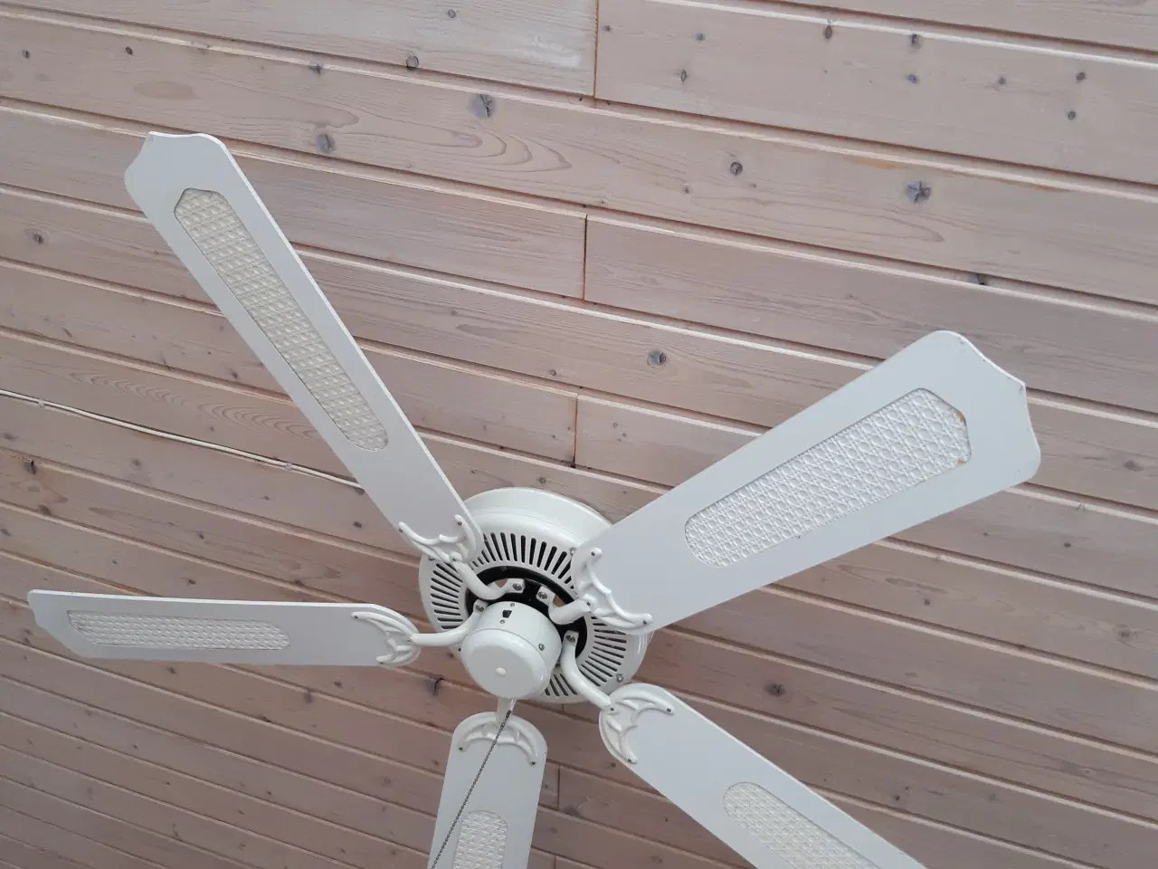 Billede 1 - Loftmølle ventilator med 5 vinger og kædetræk