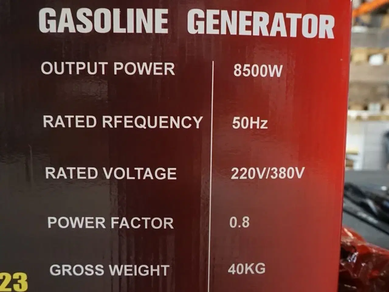 Billede 8 - Metallo Meta 8500WE 4 Takt Benzin generator med elstart