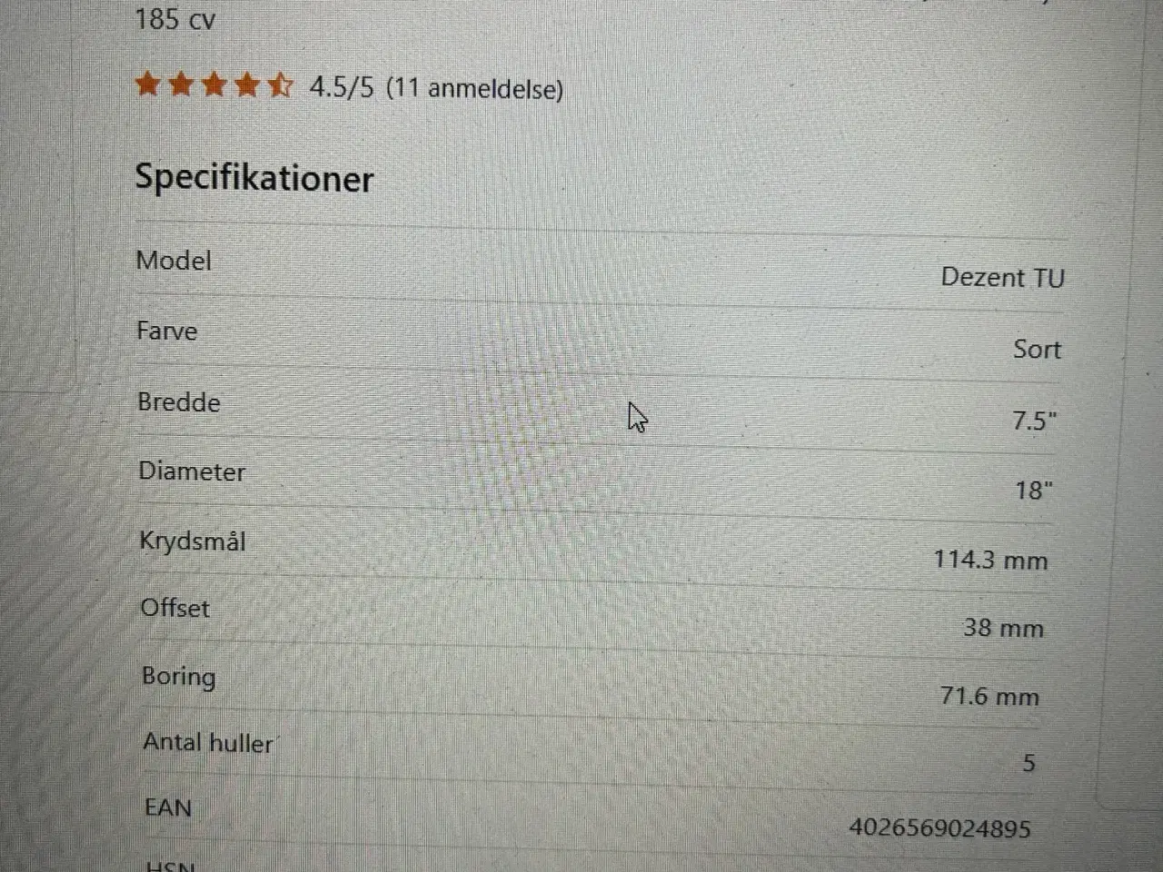 Billede 5 - Dezent alufælge med vinterdæk 