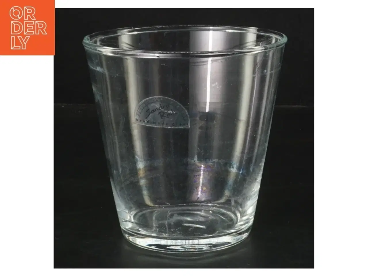 Billede 1 - Glas vase fra Sandra Rich (str. Ø 11,5 cm længde 11,5 cm)