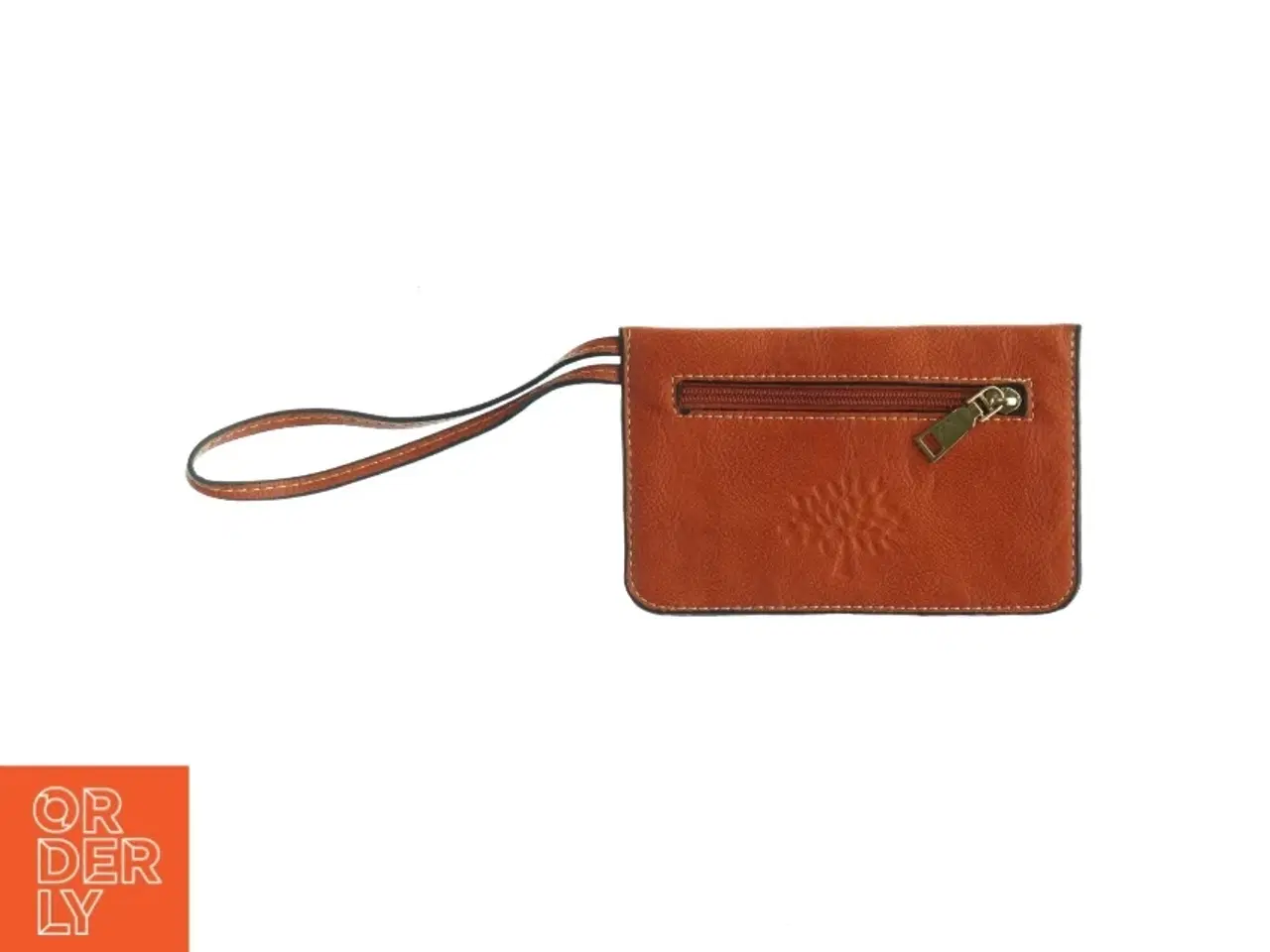 Billede 1 - Mulberry Cognac Brun læder pung med håndledsrem (str. 18 x 12 cm)