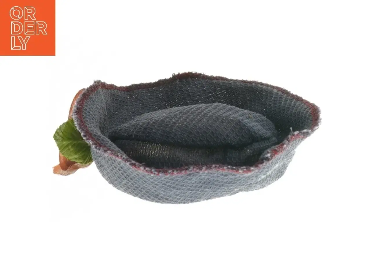 Billede 3 - Dekorativ hat med blomster (str. Ø 17 cm)