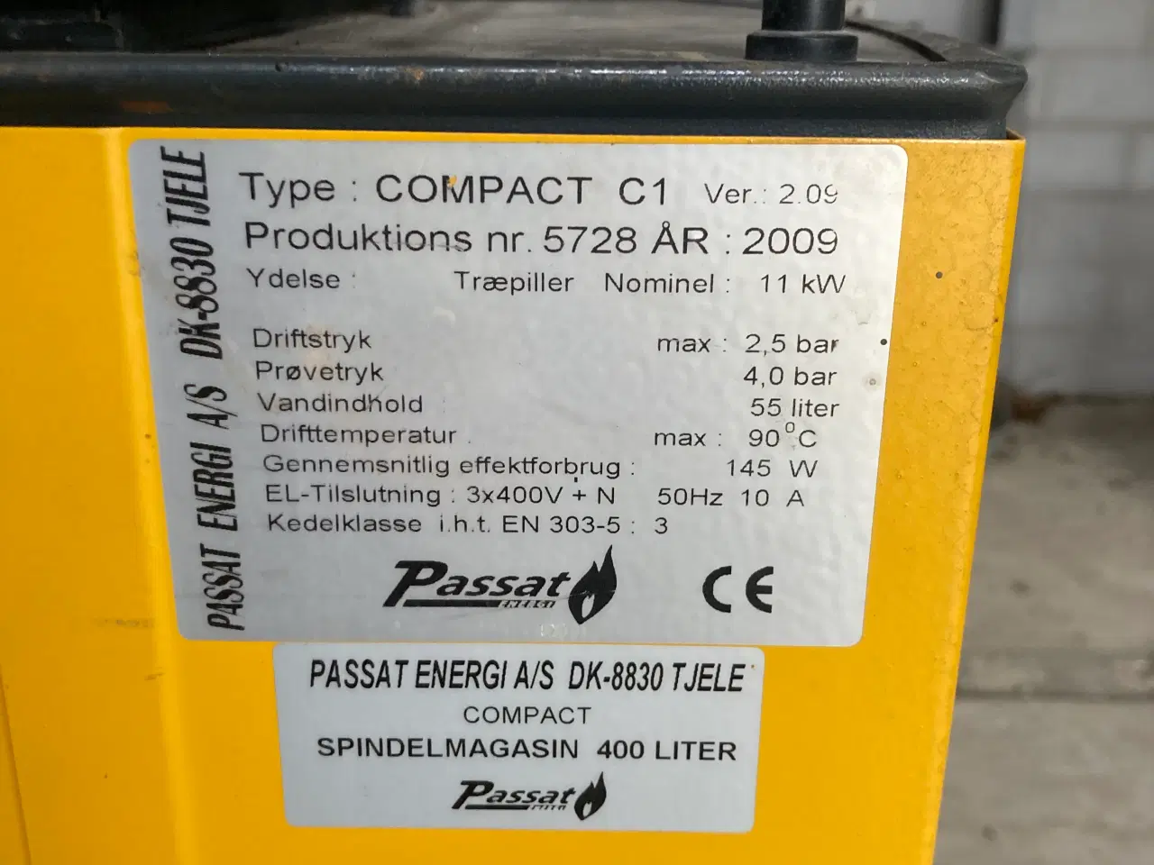 Billede 1 - Passat C1 stokerfyr