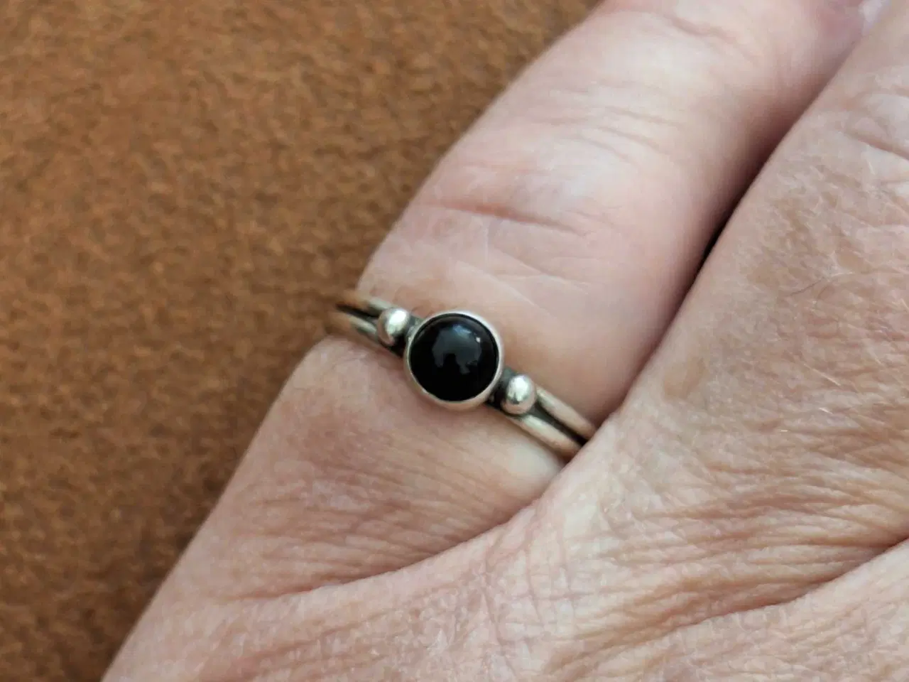 Billede 4 - Sølvring med Onyx 