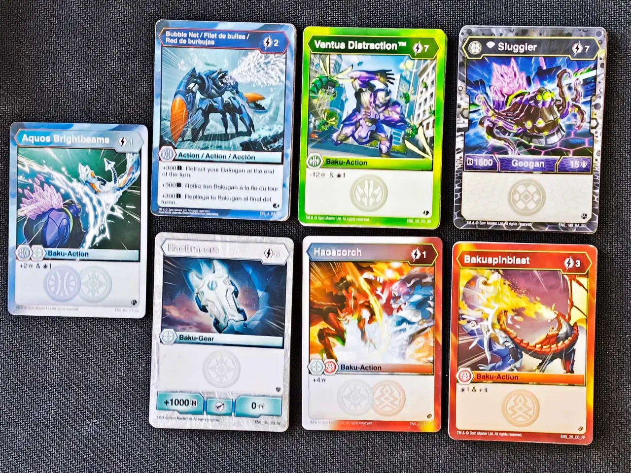 Billede 2 - Bakugan kort - Røde - 35 stk.