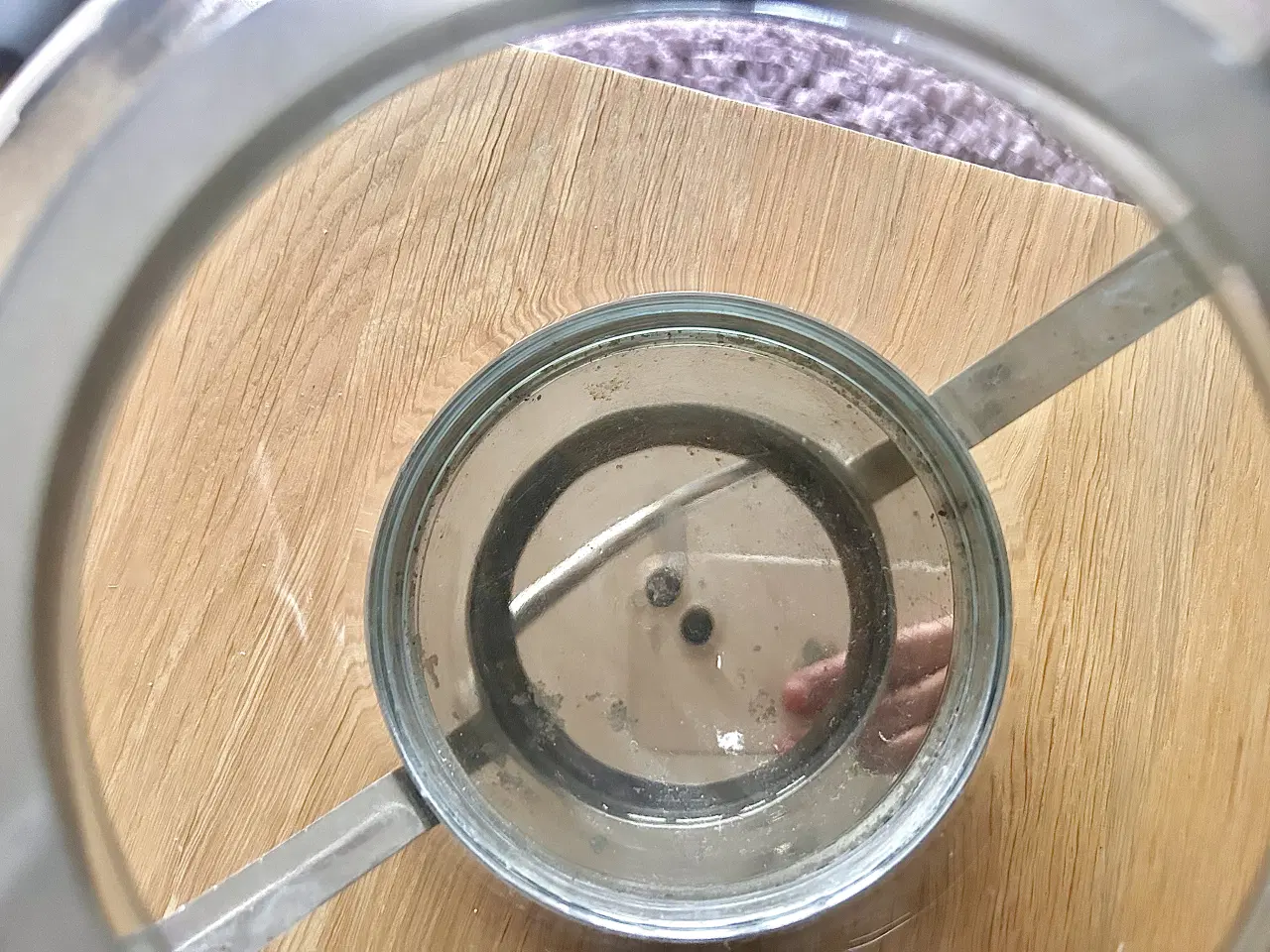 Billede 2 - Glaslanterne, lidt beskidt