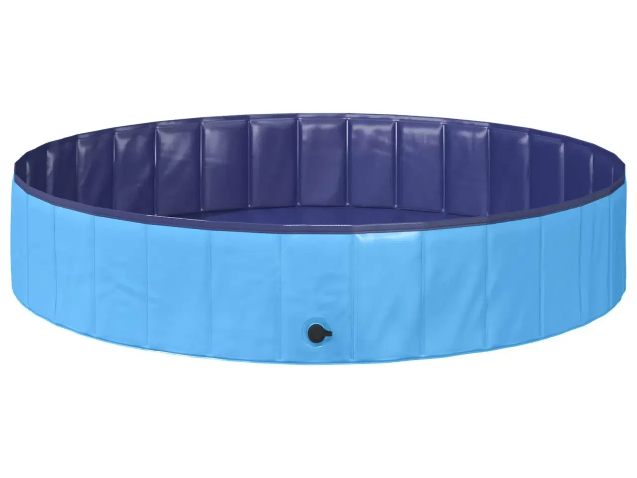 Billede 1 - Foldbar hundesvømmepulje Blå 160 x 160 x 30 cm PVC