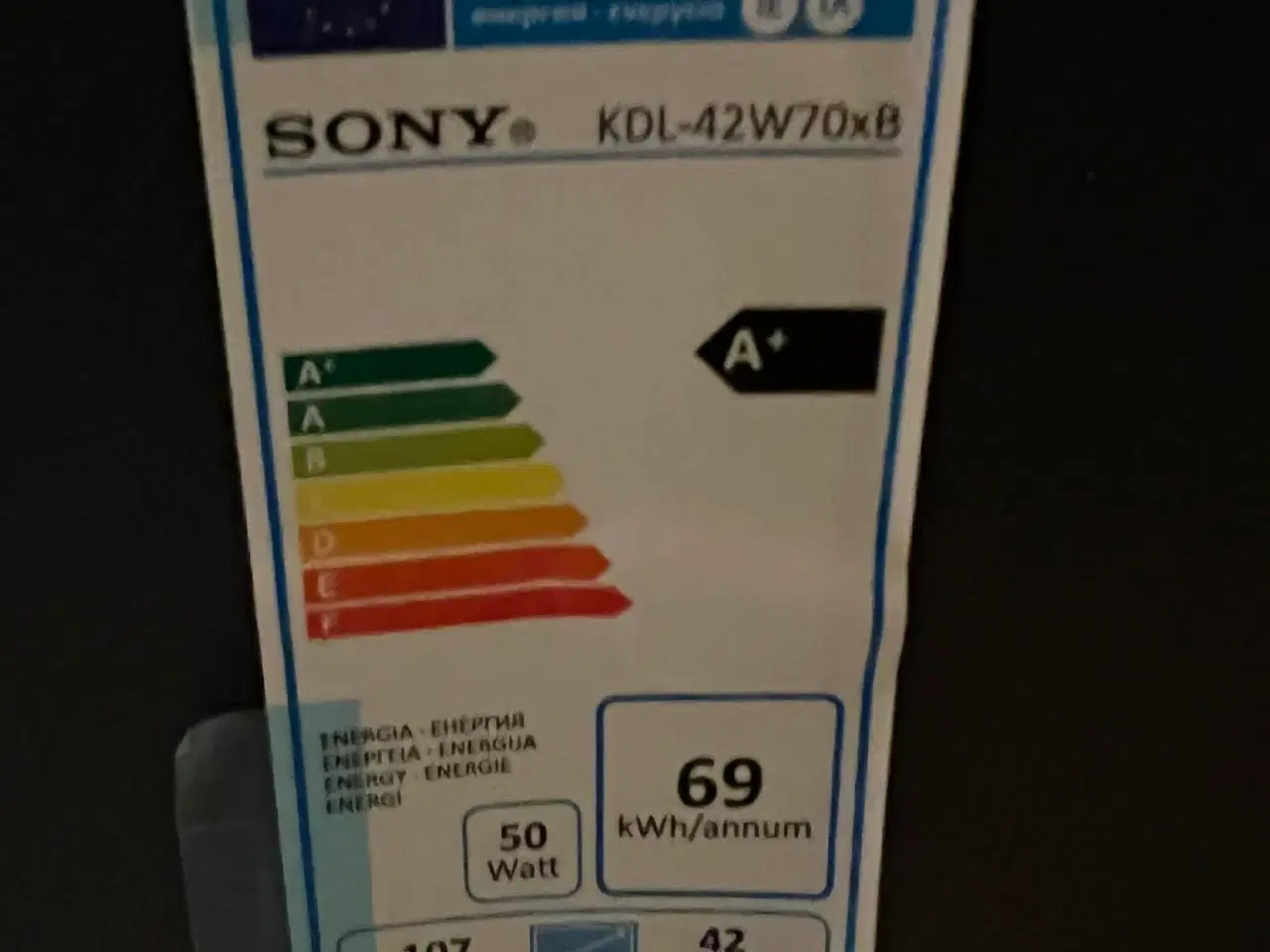 Billede 4 - Sony  TV.-  Pænt og velholdt.