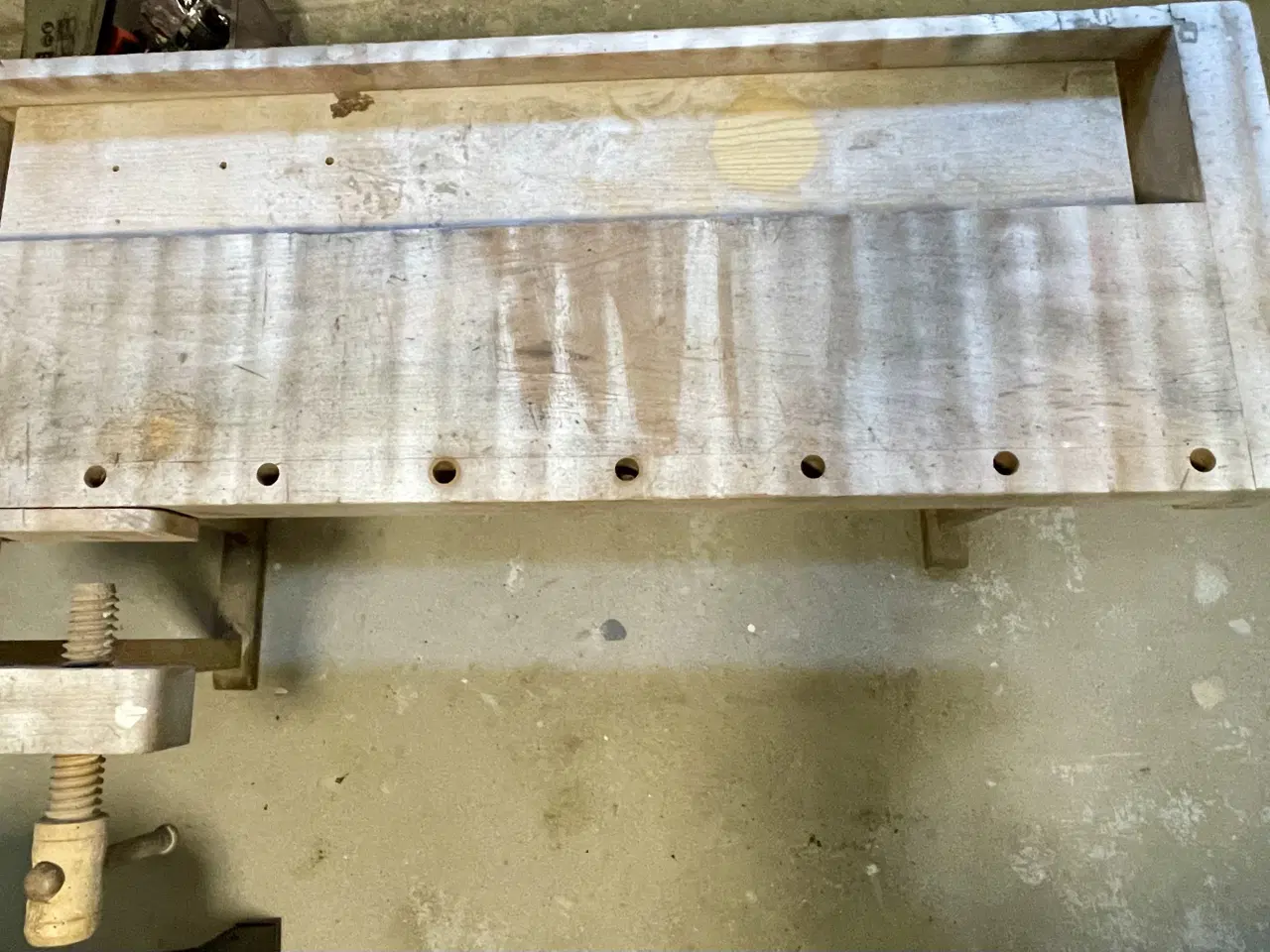 Billede 4 - Gammel original Høvlebænk 