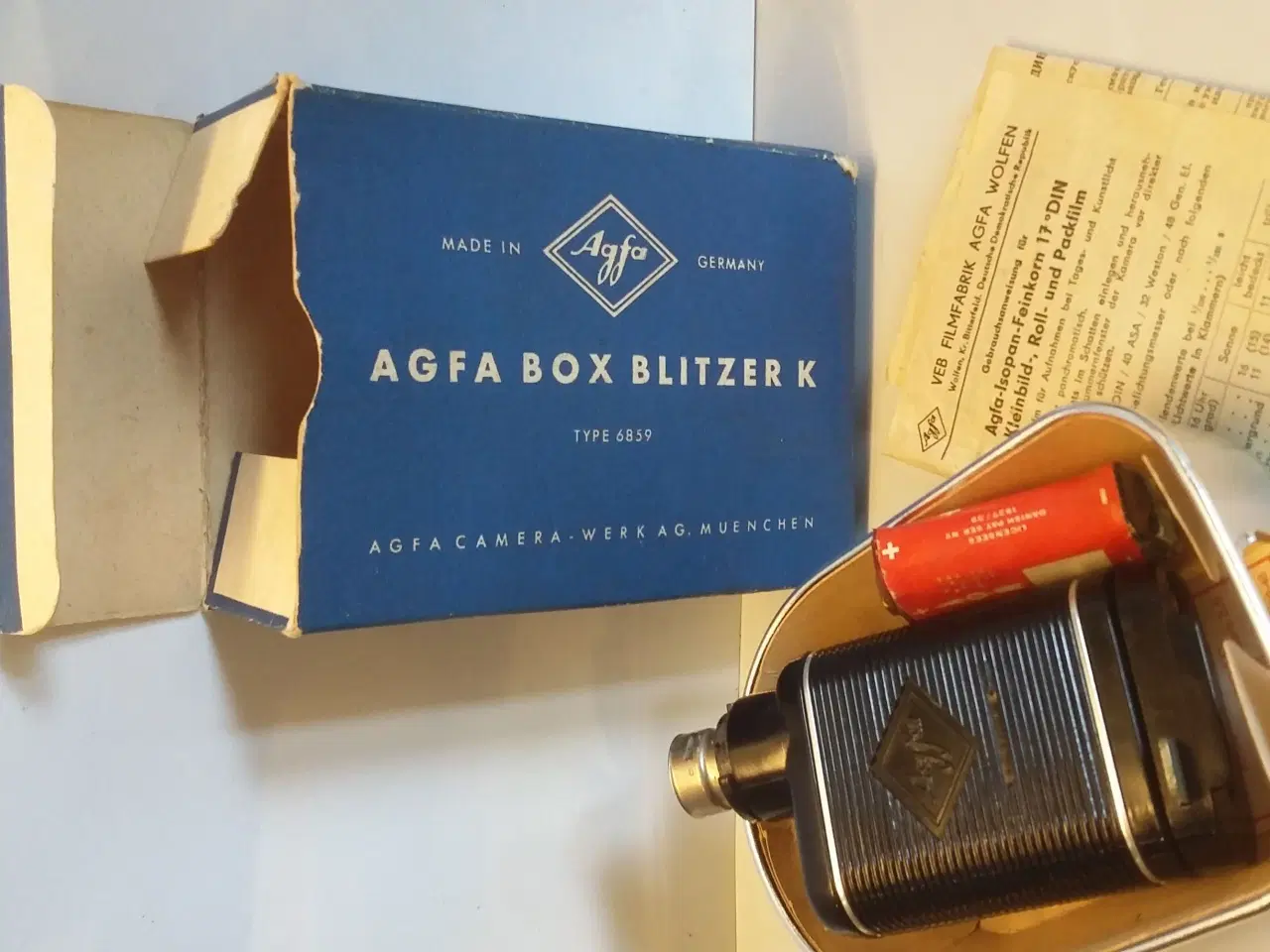 Billede 3 - Agfa synchro box m. blitz og lysmåler.
