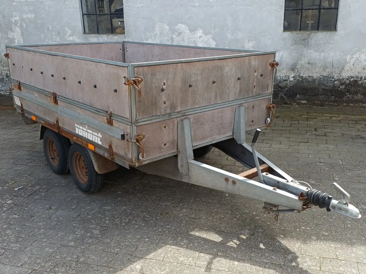 Billede 2 - Variant boogietrailer m. høje sider og presenning