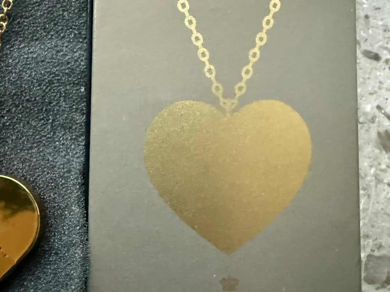 Billede 5 - Georg Jensen Ornament Forgyldt Flettet Hjerte 1997