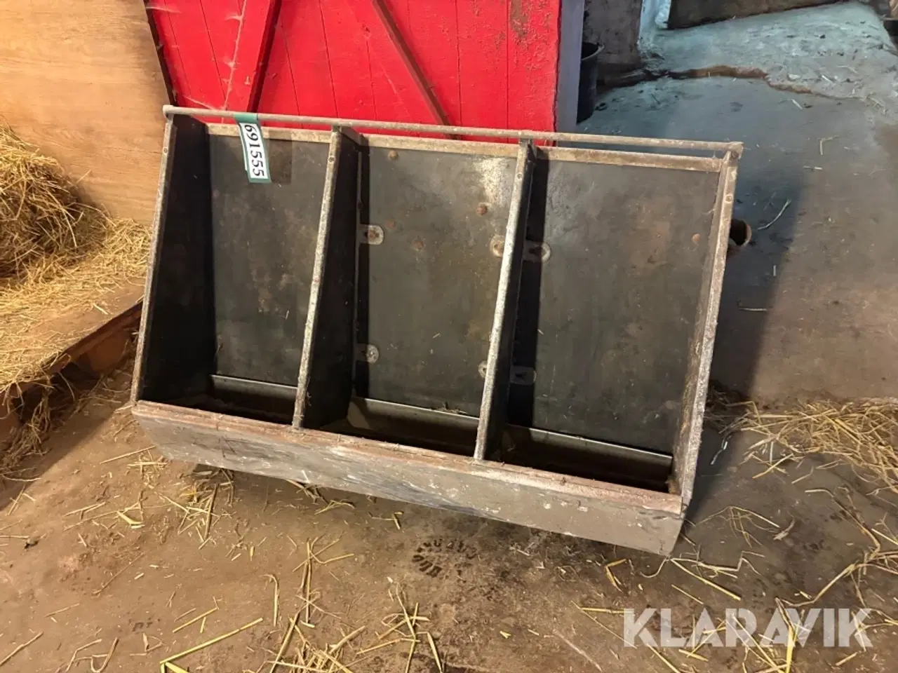 Billede 5 - Fodertrug 6 styk med 3 rum i hver.