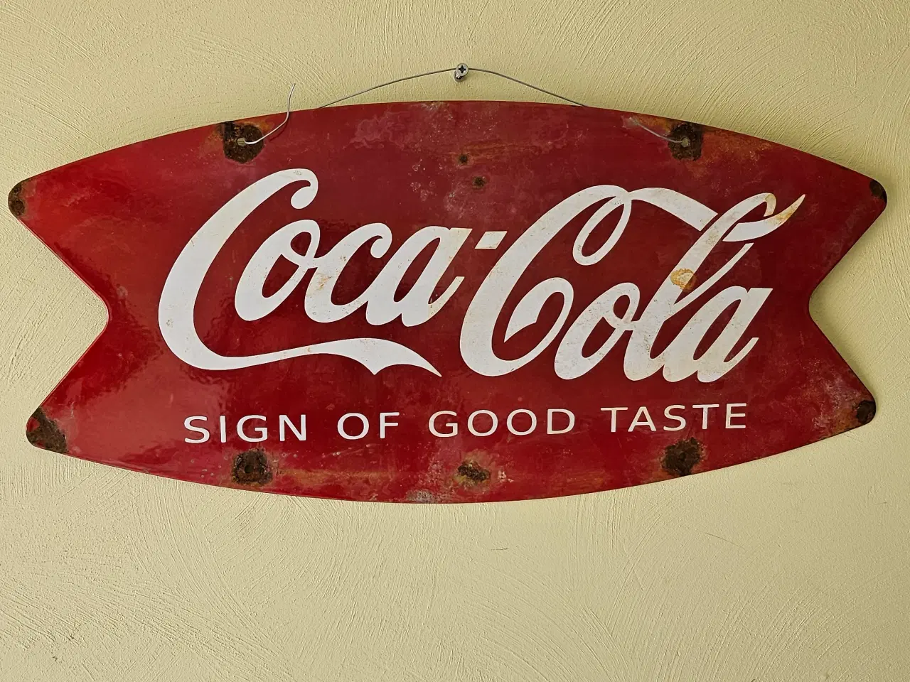 Billede 4 - Emaljeskilt Coca-Cola