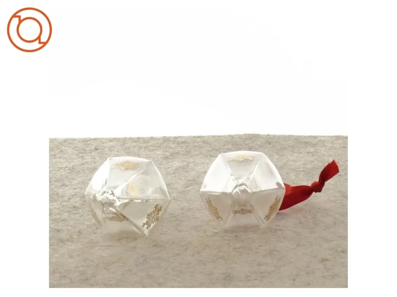Billede 3 - Samleobjekter: Julepynt fra Holmegaard: Golden Christmas glaspynt (str. 12 cm)