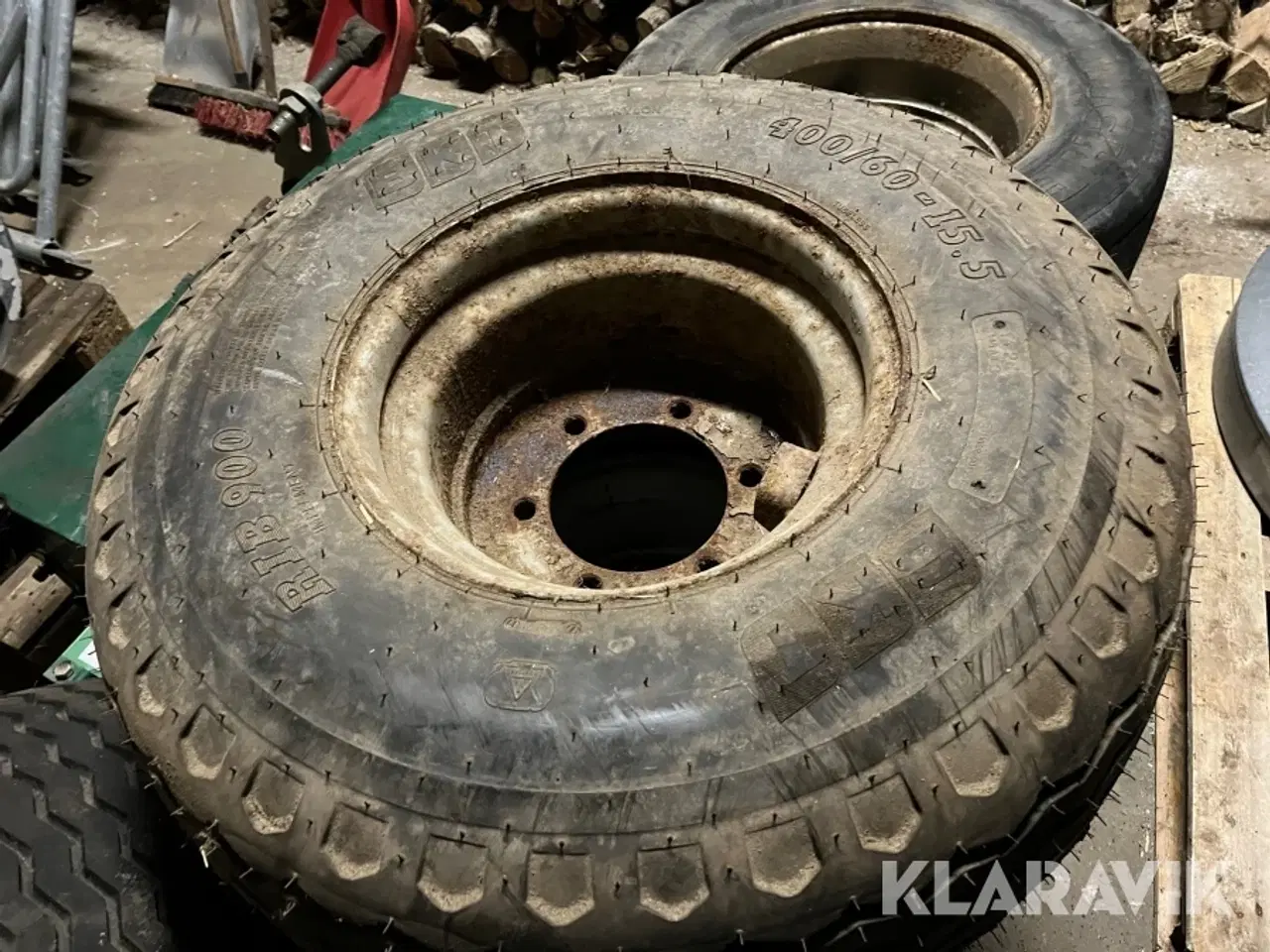 Billede 4 - Dæk med følg BKT 400/60-15.5 3 styk