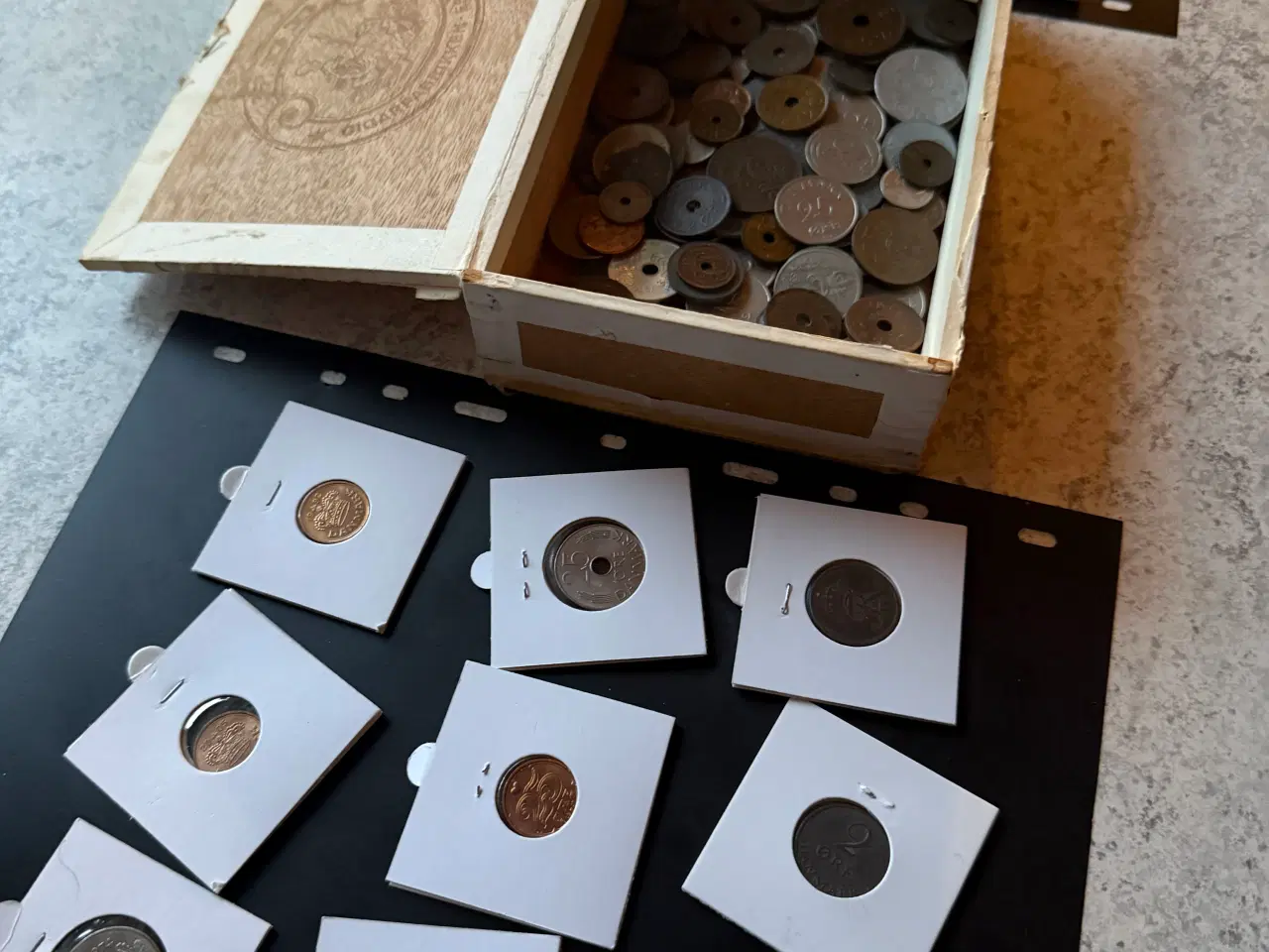 Billede 1 - Lot gamle mønter uden kasse