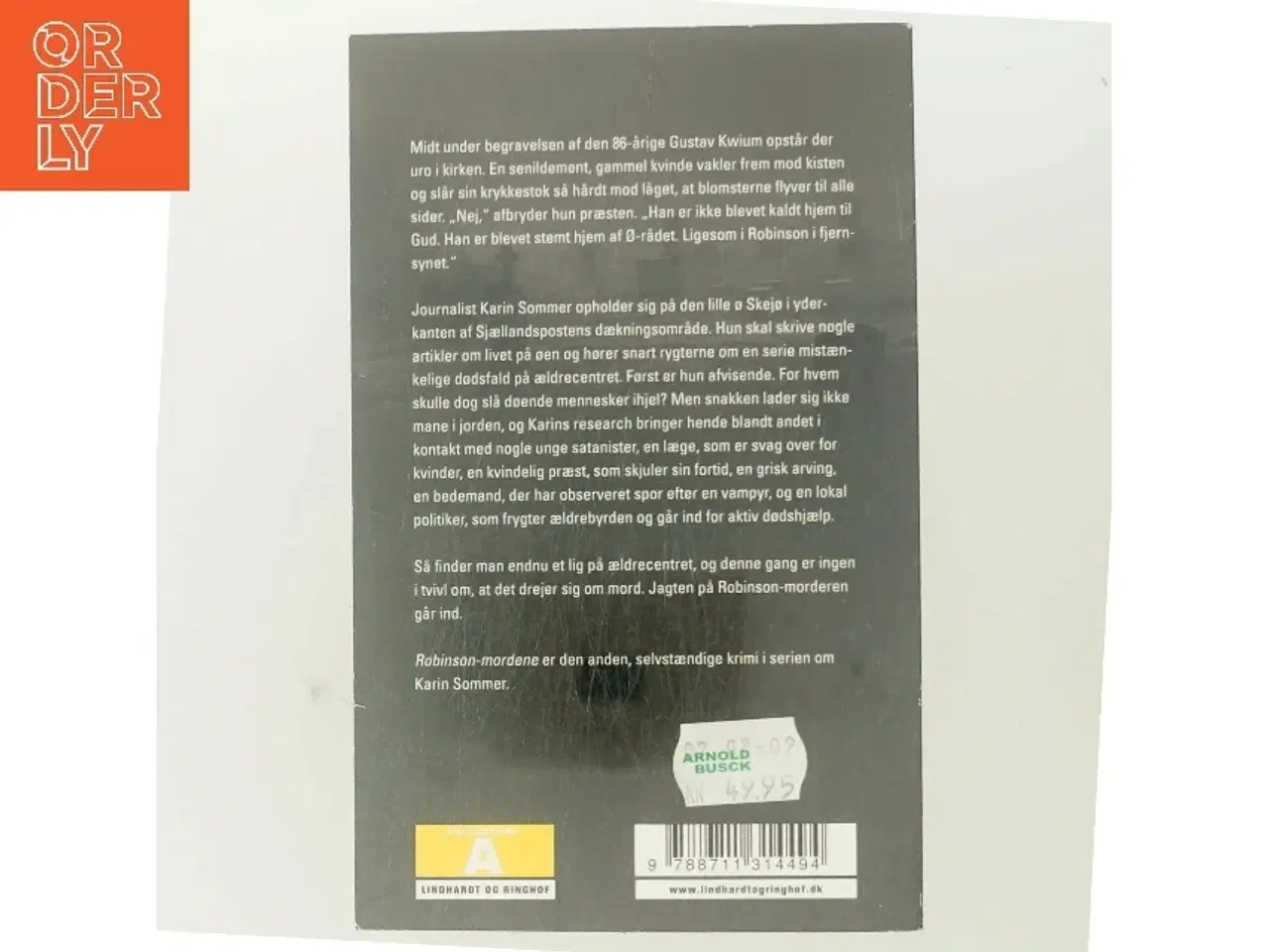 Billede 3 - Robinsonmordene af Gretelise Holm (f. 1946) (Bog)