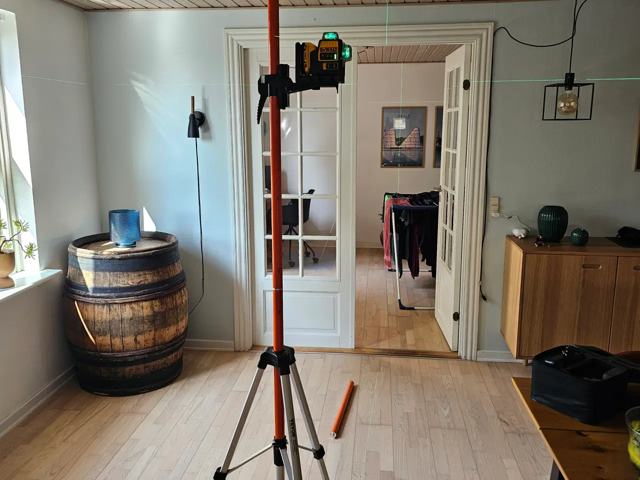 Billede 6 - VERTIKAL OG HORISONTAL STATIV TIL LASER OG KAMERA.