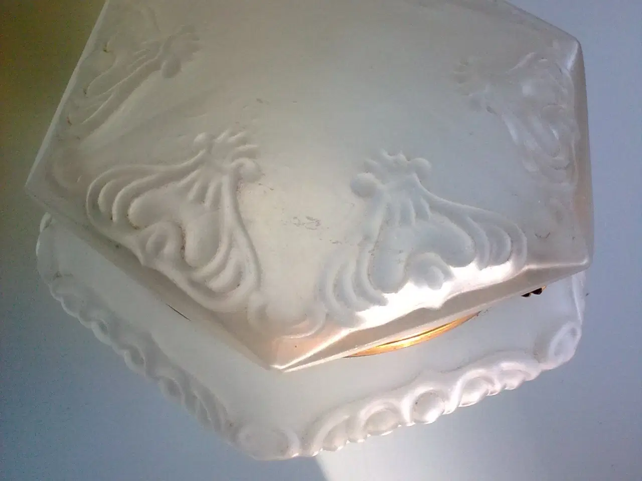 Billede 5 - Art deco skrin i matteret glas * lågkrukke