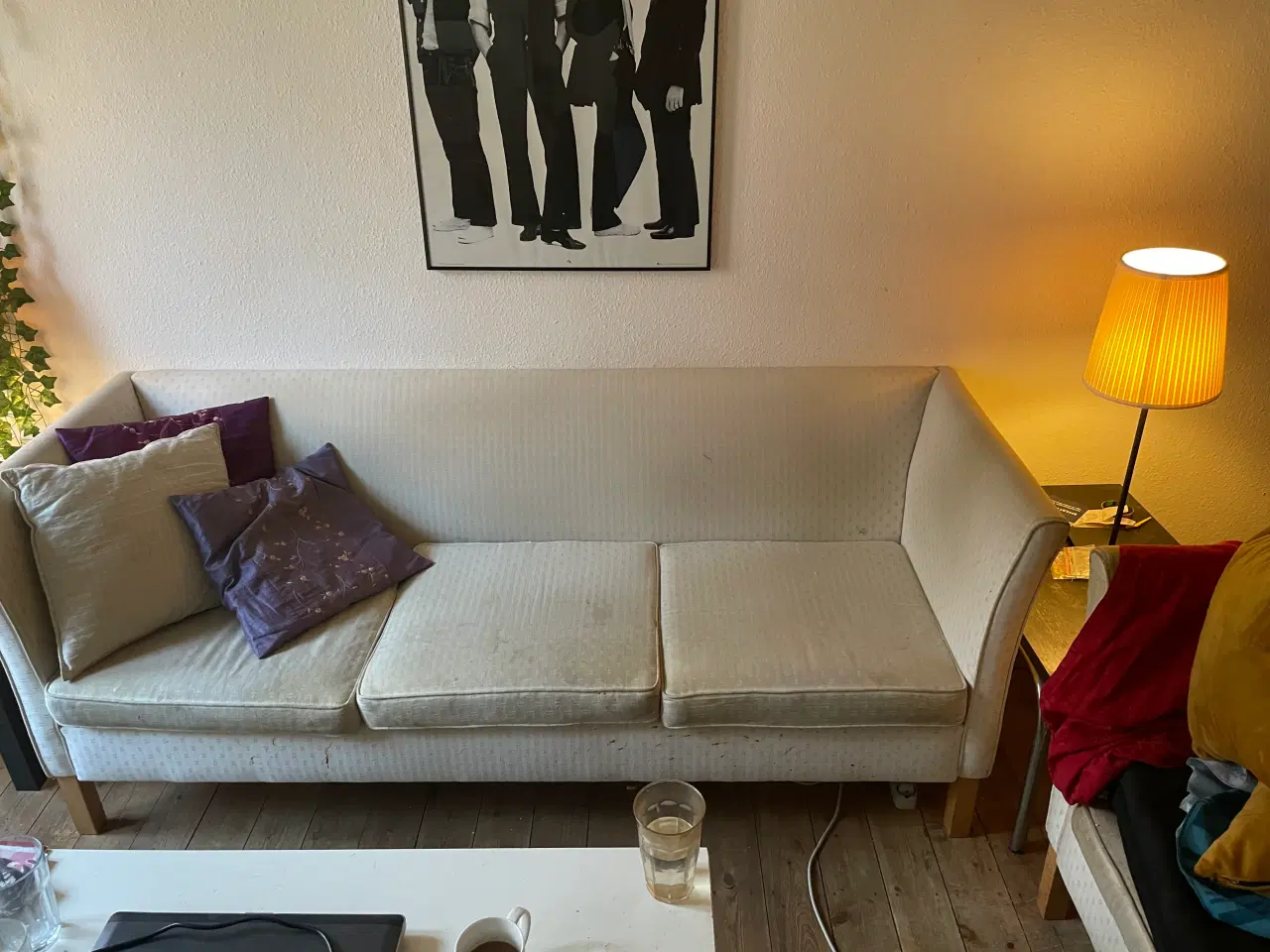 Billede 1 - Fin lys sofa