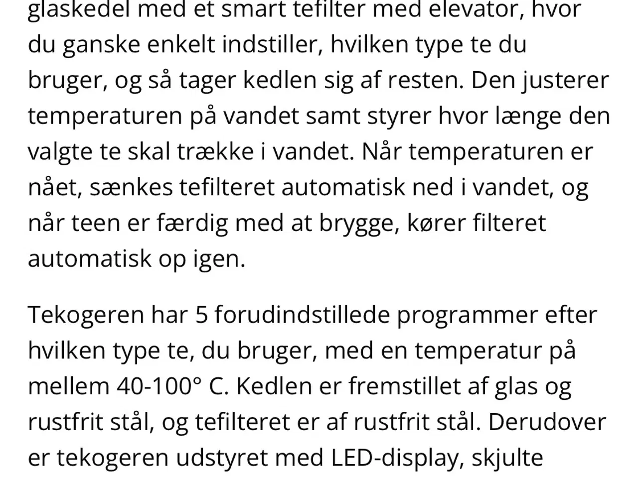 Billede 8 - Tebrygger/elkedel delux Severin 