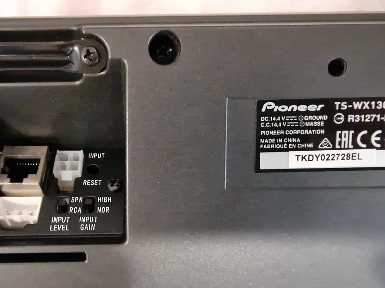 Billede 7 - Pioneer aktiv subwoofer – slim under sæde (160W)